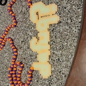 Kandi perler rave necklace